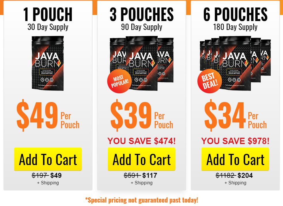 Java Burn Reviews: Prices